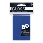 Ultra-Pro-50-Gloss-Deck-Protector-Sleeves-Blau